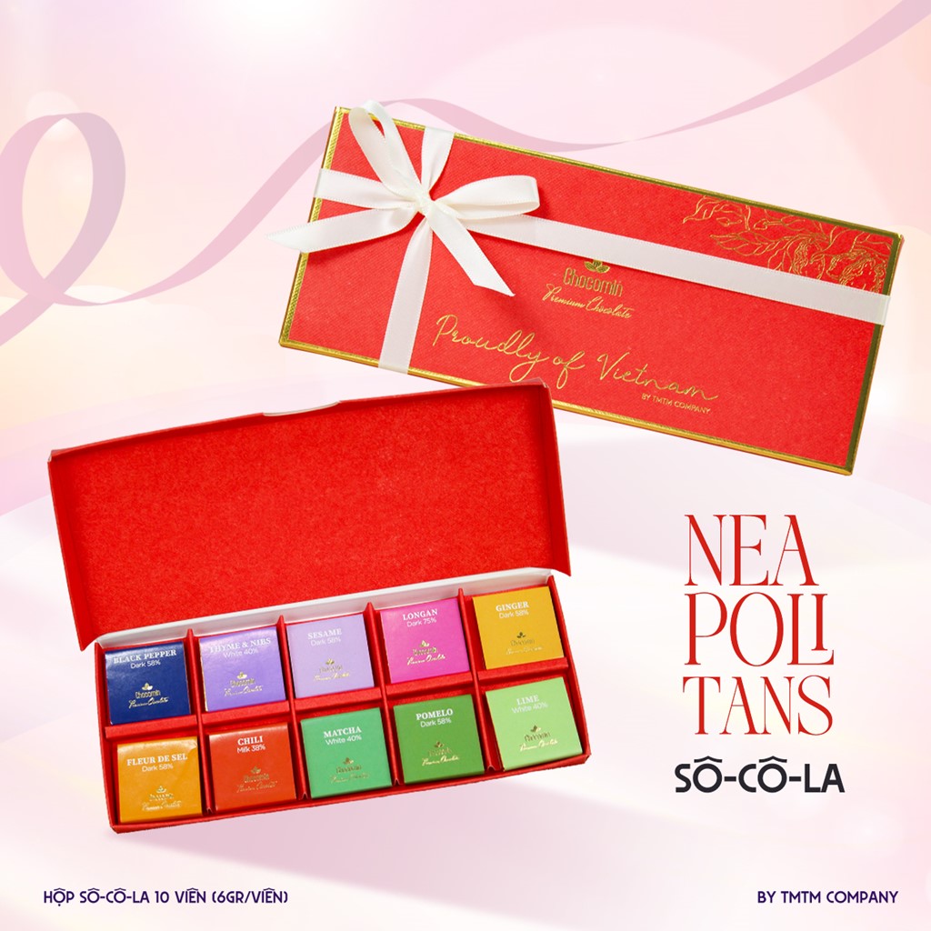 Picture of Mini Size Chocolate "Book" Box - Neapolitans Collection